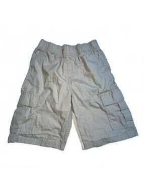 Children’s Place Adjustable Waist Boy’s Khaki Cargo Shorts - Size 12